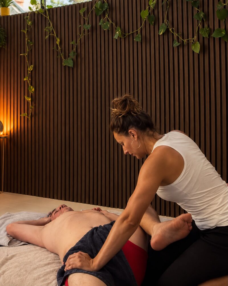 Massoflex, massage et mouvement au sol